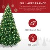 Best Choice Products 6ft Pre-Lit Premium Hinged Artificial Christmas Pine Tree - 3 of 4