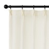 Awesome Home Madison Pinch Pleat Single Curtain Panel with Hooks and Rings, 38"X84", Gold - 4 of 4