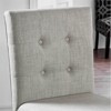 Set of 2pc Counter Height Dining Chairs Antique White Solid wood Dining Room - 2 of 4
