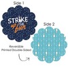Big Dot of Happiness Strike Up the Fun - Bowling - Birthday Party or Baby Shower Round Table Decorations - Paper Chargers - Place Setting For 12 - 3 of 4