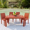 LeisureMod Mace Modern Plastic Dining Side Chair for Indoor and Outdoor, Set of 4 - 2 of 4