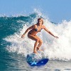 Costway 37'' Lightweight Super Bodyboard Surfing W/Leash EPS Core Boarding IXPE Starfish - 3 of 4