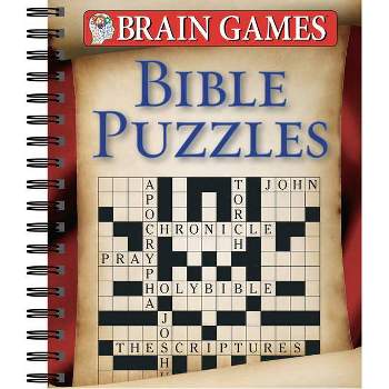 Brain Games - Bible Puzzles (Includes a Variety of Puzzle Types) - by  Publications International Ltd & Brain Games (Spiral Bound)