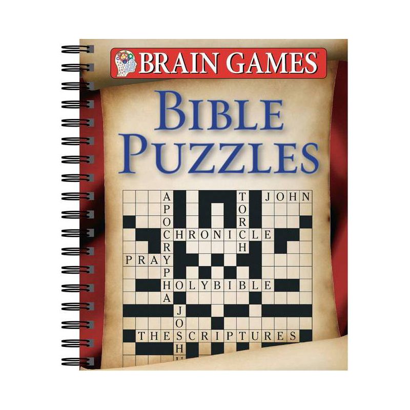 Brain Games - Bible Puzzles (Includes a Variety of Puzzle Types) - by  Publications International Ltd & Brain Games (Spiral Bound), 1 of 2