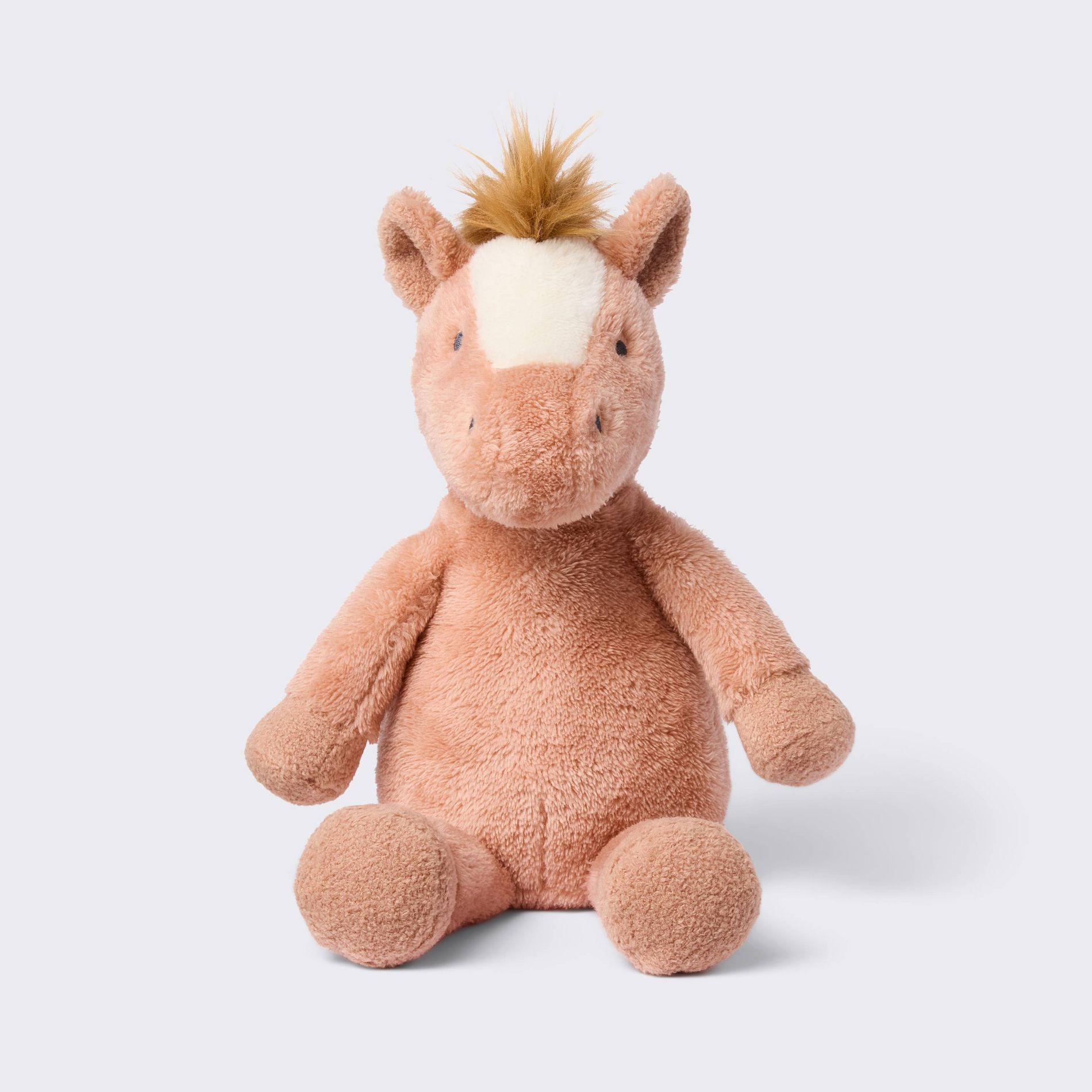 Horse Plush Stuffed Animal - Brown - Cloud Island™: Farm Animals Theme, 10" Height