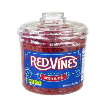 Red Licorice Twists Jar Original Red - 56oz