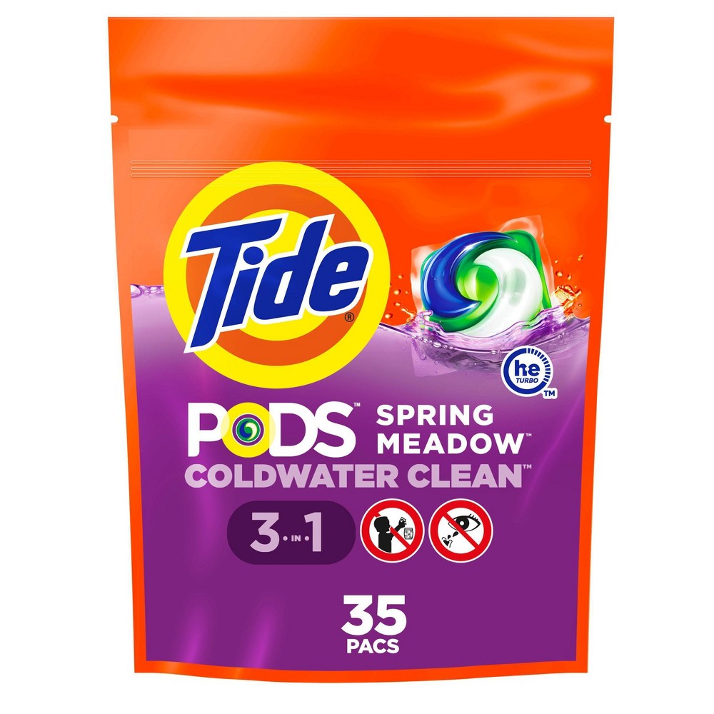 UPC 037000509639 product image for Tide Pods Laundry Detergent Pacs - Spring Meadow - 28oz/35ct | upcitemdb.com