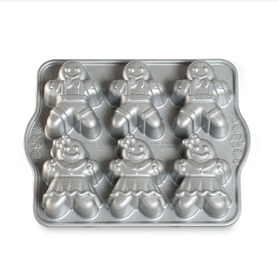 Nordic Ware 86948 Gingerbread Kids Cakelet Pan