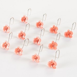 The Lakeside Collection Garden Delight Bathroom Collection - Set of 12 Hooks - 1 of 3