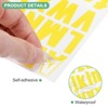 Unique Bargains Waterproof Vinyl Self-Adhesive Durable Mailbox Alphabet Stickers 6 Sheets - 2 of 4