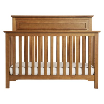 Chestnut Pine 4-in-1 Convertible Crib with High Headboard