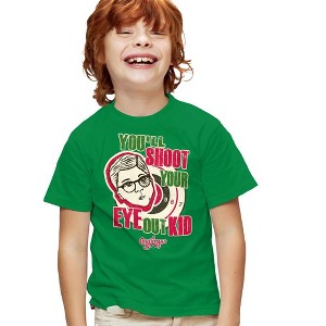 Boys' Short Sleeve A Christmas Story Youll Shoot Your Eye Out T-Shirt - 1 of 4