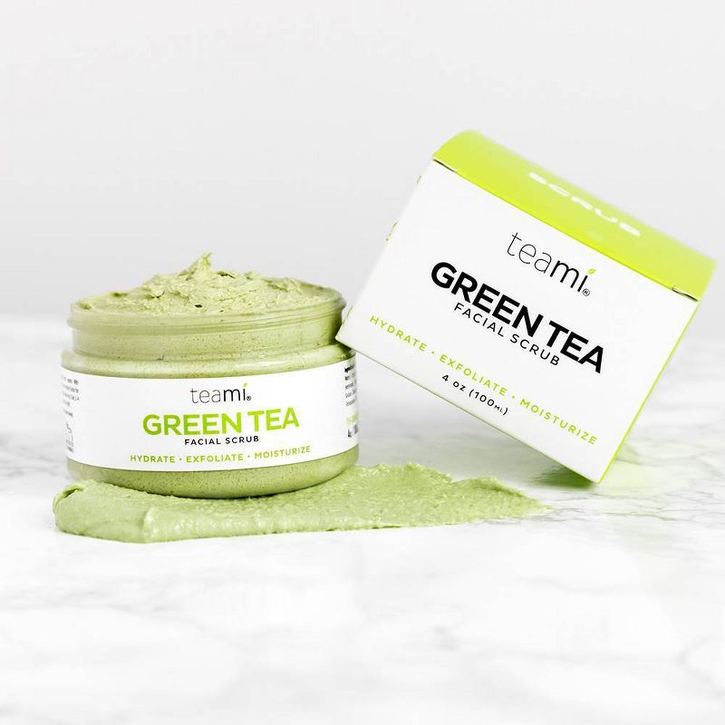 Teami Green Tea Facial Scrub - 4oz, 4 of 7