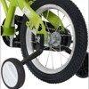 INFURNIC Bicycles 18 Inch Kids Bike with Training Wheels and Adjustable Saddle for Boys and Girls, Green, 46.4"*20.3"*30.8" - 3 of 4