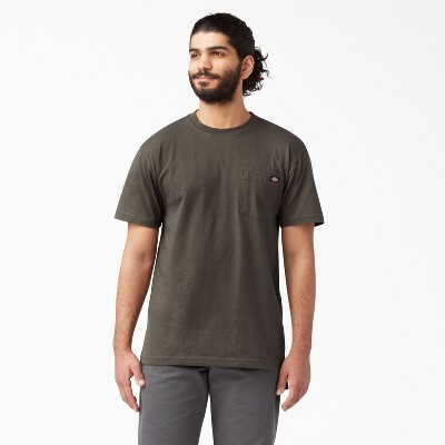 Dickies Heavyweight Short Sleeve Pocket T-shirt, Black Olive (bv), 4t ...