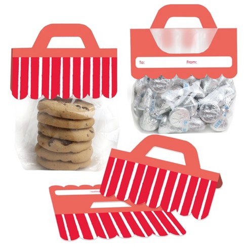 Big Dot Of Happiness But First, Coffee - Diy Cafe Themed Party Clear Goodie  Favor Bag Labels - Candy Bags With Toppers - Set Of 24 : Target
