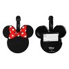 Disney Mickey & Minnie 2pc Rubber Luggage Tag : Target