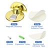 Unique Bargains Zinc Alloy Magnetic Door Stopper with Self Adhesive and Screw Mount 2 Pcs - 3 of 4