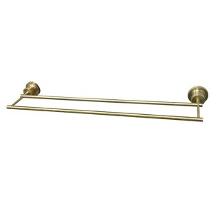 18" Concord Double Towel Bar Brushed Brass - Kingston Brass - 1 of 1