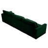 Corduroy Deep Seat 3-Seater Sofa with Wide Seat and 3 Waist Pillows for Living Room or Bedroom - 4 of 4