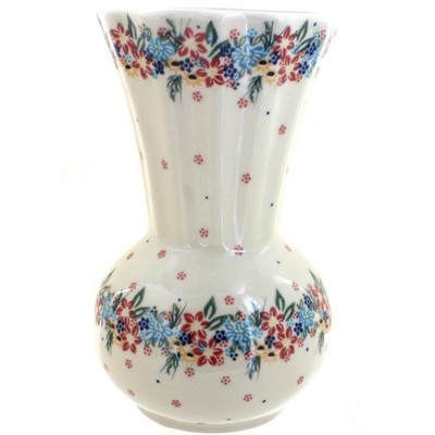 Blue Rose Polish Pottery Tara Vase