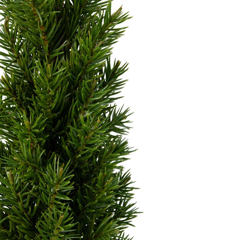 Northlight 17" Mini Fir Artificial Christmas Tree with Stone Base - Unlit, 3 of 4