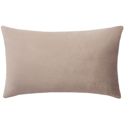 Gray and Gold Geometric Embroidered Rectangular Pillow