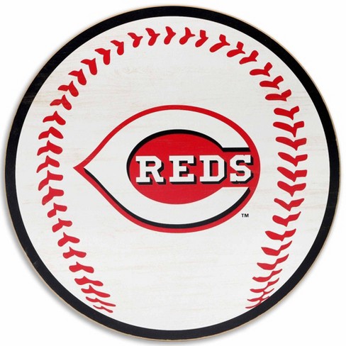 Cincinnati Reds Baseball Shaped Sign -12 – Sports Fanz