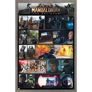 Trends International Star Wars: The Mandalorian Season 2 - Chapter 15 Grid Framed Wall Poster Prints - 1 of 4