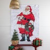 Transpac 46.06 in Multicolor Christmas Wall Art Santa Wall Sign Panels Paper Decor for Holiday Home Decoration - 2 of 3