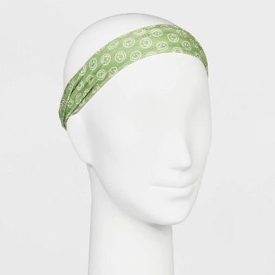 Smiley Face Headwrap - Wild Fable™ Green