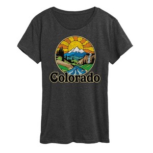 Women's - Instant Message - Groovy Colorado Short Sleeve Graphic T-Shirt - 1 of 4