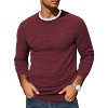 COOFANDY Mens Pullover Sweater Waffle Knit Crewneck Long Sleeve Dress Sweater - 4 of 4