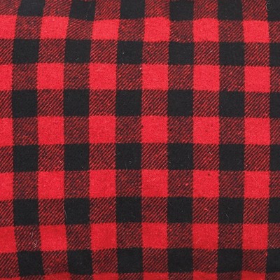 Red and Black Buffalo Check Christmas Throw Pillow Set