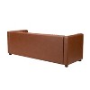 Ulysses 83" Genuine Leather Sofa with Channel-tufted | ARTFUL LIVING DESIGN - 4 of 4