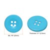 Unique Bargains Resin Craft DIY Round Flat 4-Hole Replacement Sewing Buttons 10 Pcs - 2 of 4