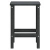 vidaXL Garden Table Anthracite HDPE Small UV-resistant materials - 4 of 4