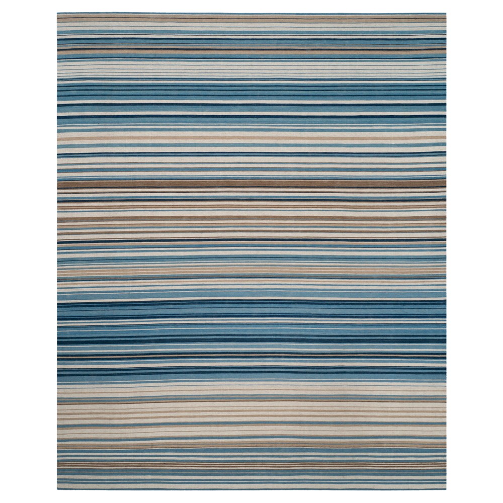 Blue/Multi Stripes Tufted Area Rug - (8'x10') - Safavieh
