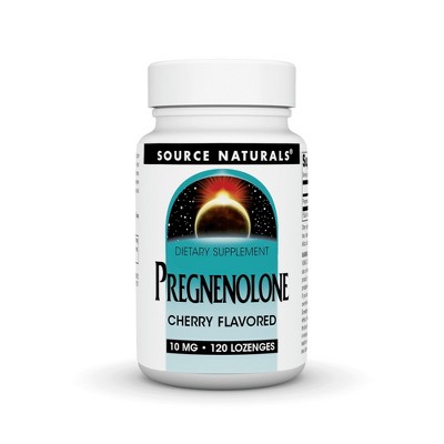Pregnenolone 10mg Sublingual Cherry by Source Naturals, Inc.  -  120 Sublingual Tablet