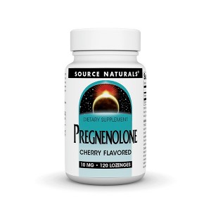 Pregnenolone 10mg Sublingual Cherry by Source Naturals, Inc.  -  120 Sublingual Tablet - 1 of 3
