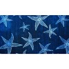 Homefires Starfish Blues Indoor Doormat – 20" x 30", Nautical Accent Mat with Coastal Sea Life Design - 2 of 3