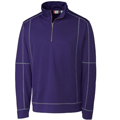 Clique Helsa Performance Mens Half Zip Pullover Sweatshirt - College ...