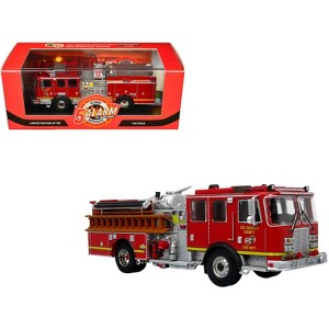 KME Predator Fire Engine "LAFD" Red "5 Alarm" Series Limited Edition to 750 pieces 1/64 Diecast Model by Iconic Replicas - 1 of 4
