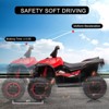 Kids Atv Ride-On Car - 4 Wheeler Electric Motorcycle, Remote, Forward/Reverse, Shock Absorber, Music Player, Usb, Ideal Toddler Gift - 3 of 4