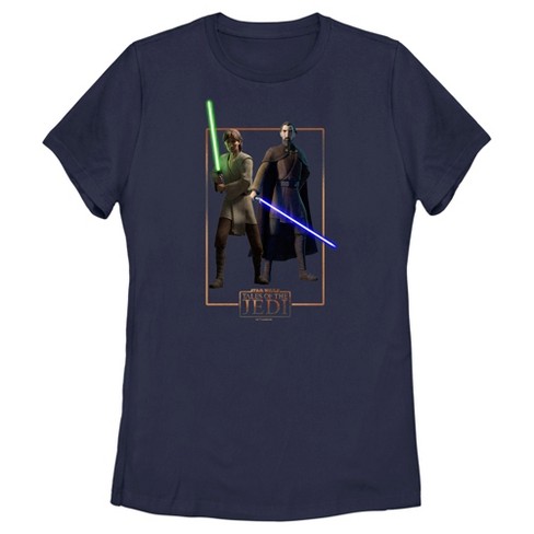 Women's Star Wars: Tales of the Jedi Count Dooku and Qui-Gon Jinn T-Shirt - image 1 of 4