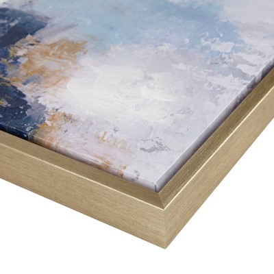 Blue Drift Abstract 5-Piece Framed Canvas Wall Art Set