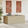 vidaXL Garden Storage Box Mix Beige 259.9 Gal Poly Rattan - 3 of 4