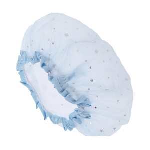 Unique Bargains Women's Portable Shower Cap for Bathroom 1 Pc - 1 of 3