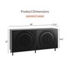 60'' Sideboard Buffet Cabinet, Accent Coffee Bar Cabinet, Entryway Console Table, Kitchen Pantry Storage Cabinet for Living Room - 3 of 4