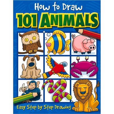 How to Draw 101 Animals, 1 - (How to Draw 101...) by  Dan Green & Imagine That (Paperback)